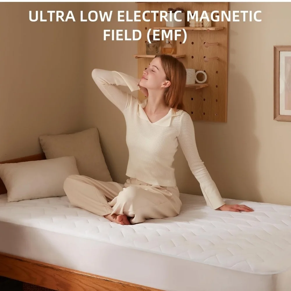 Bwarm Premium Multi-Zone Electric Heated Mattress Pad Twin Size, 39" x 75" - Picture 6 of 12